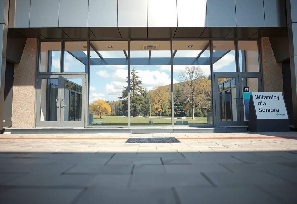 Biuro Witaminydlaseniorahub w nowoczesnym budynku