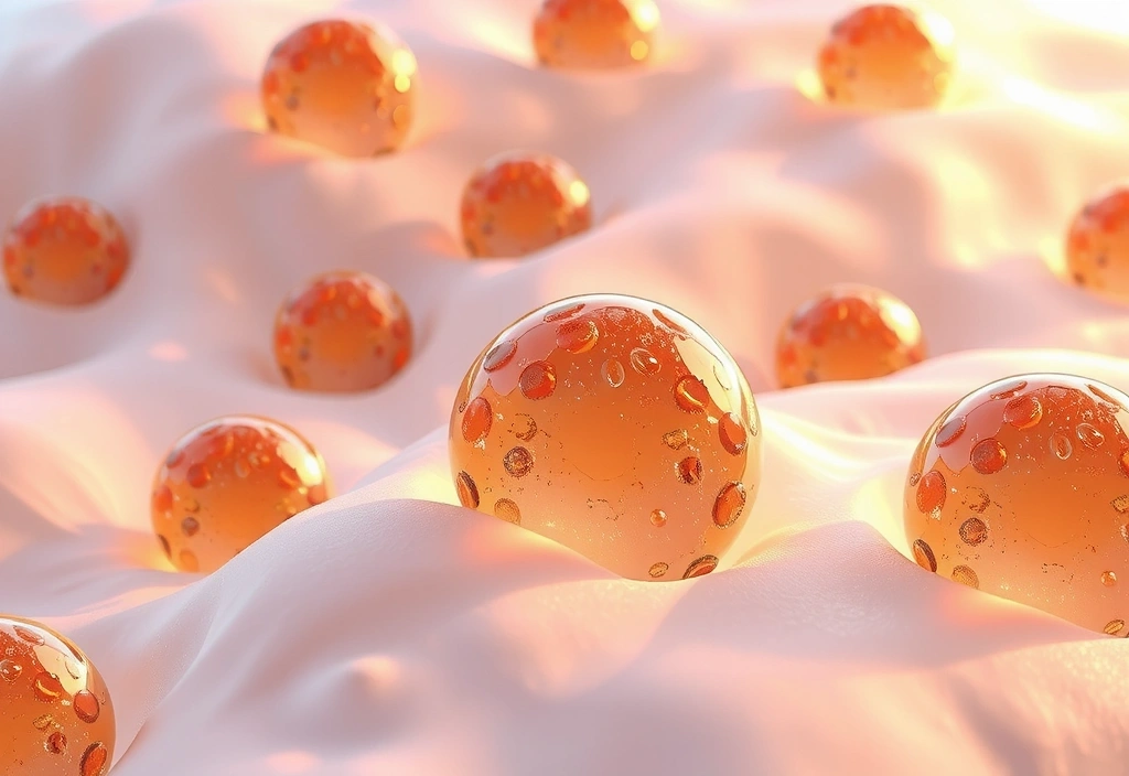 Abstrakcja zdrowej skóry i ochrony komórek